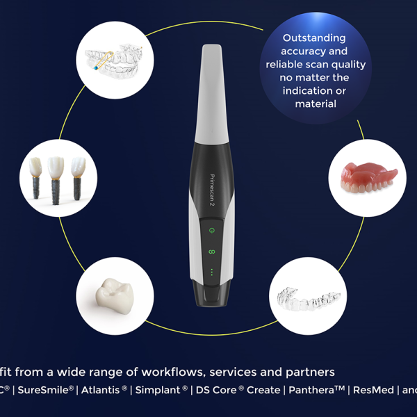 Dentsply Sirona predstavlja Primescan® 2 powered by DS Core: Prvi intraoralni skener baziran na oblaku